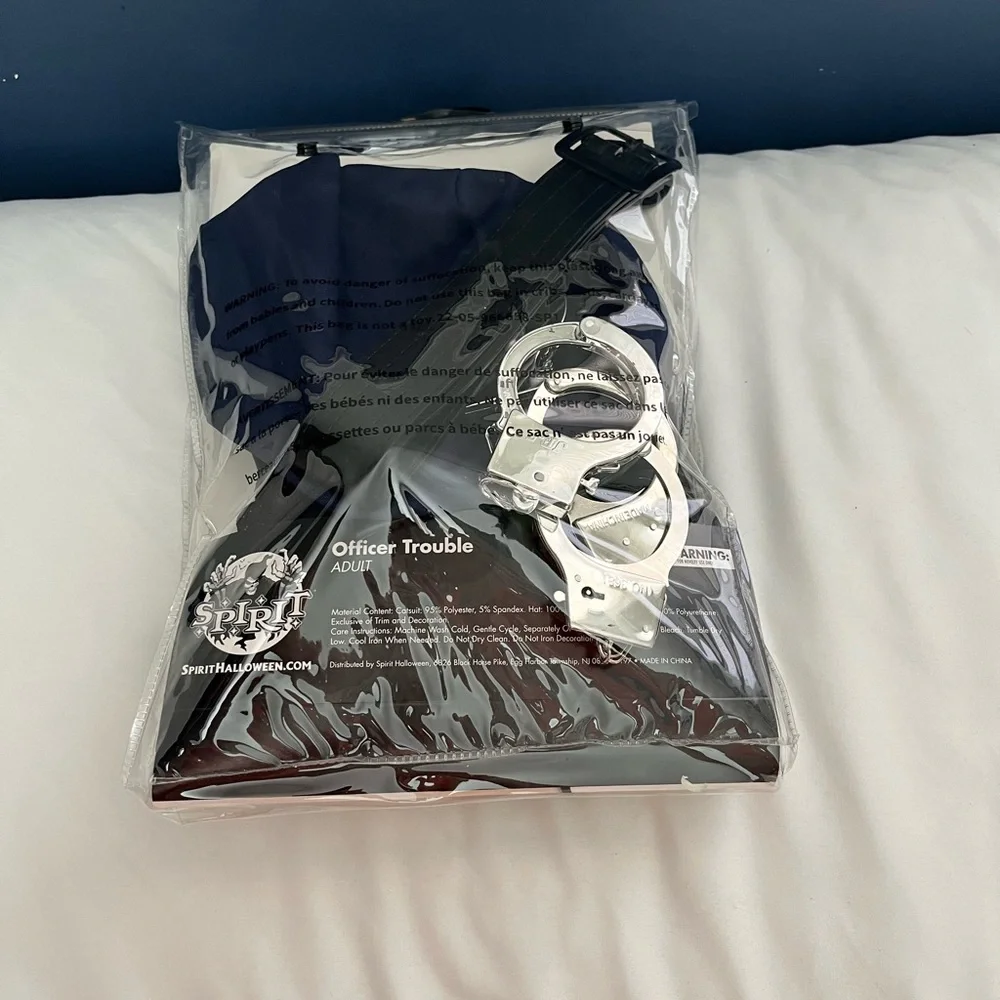Spirit Navy Blue Police Costume Set - Picture 3 of 14